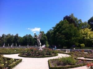 Gardens in Wilanow Palace