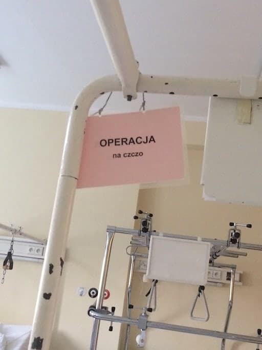 polish hospital room